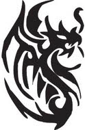 Tribal draak