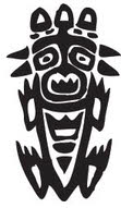 Tribal van een kikker... ofzo